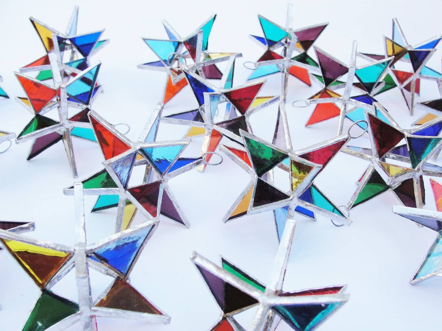 Moravian Stars Handmade Stained Glass