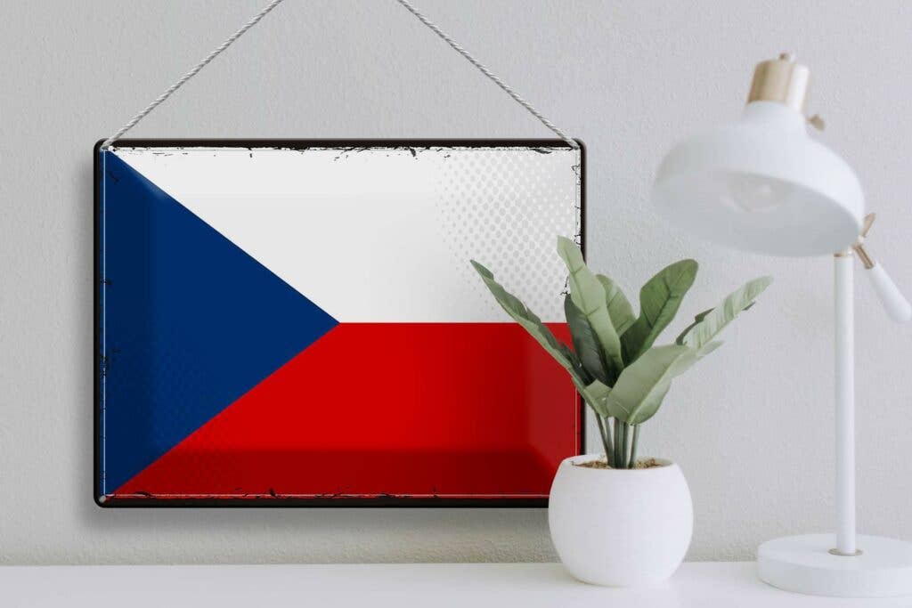 Czech Republic Decorative Tin Sign