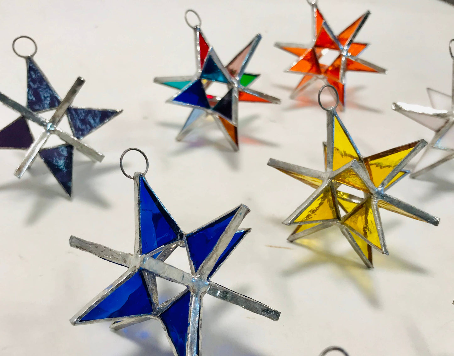 Moravian Stars Handmade Stained Glass