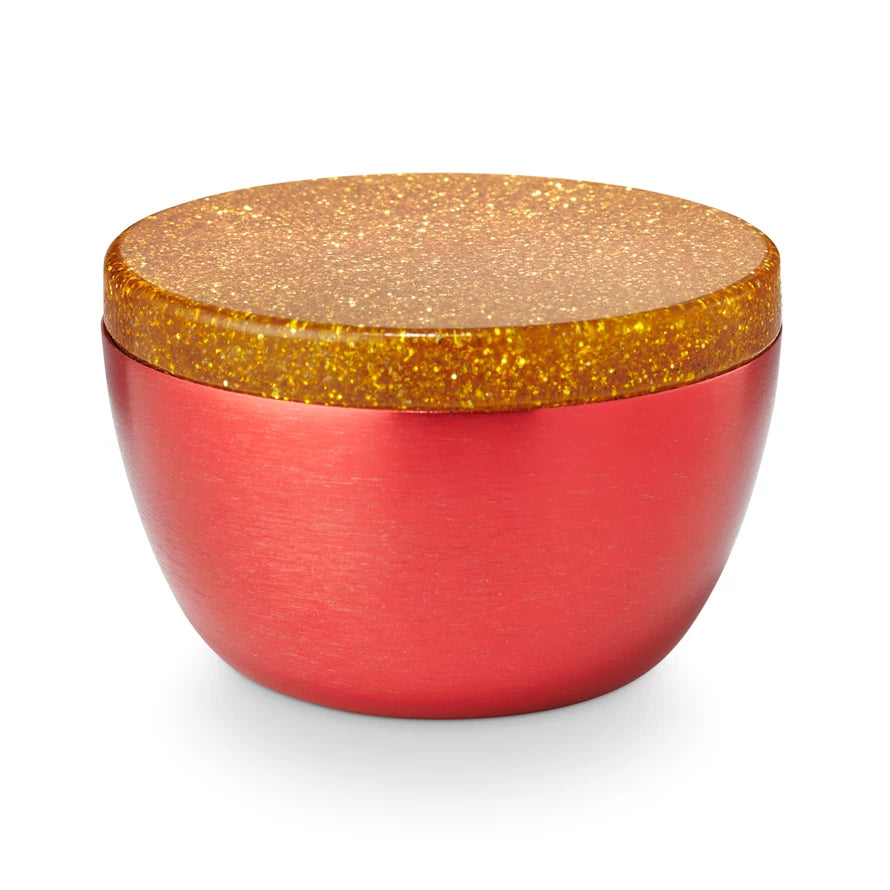 Memory Lane Sparkle Lidded Tin Candle