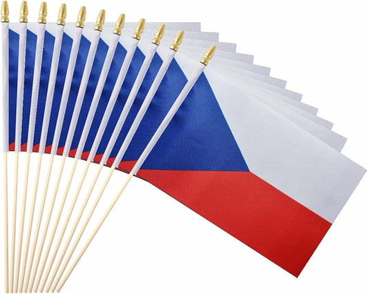 Handheld Czech Flag