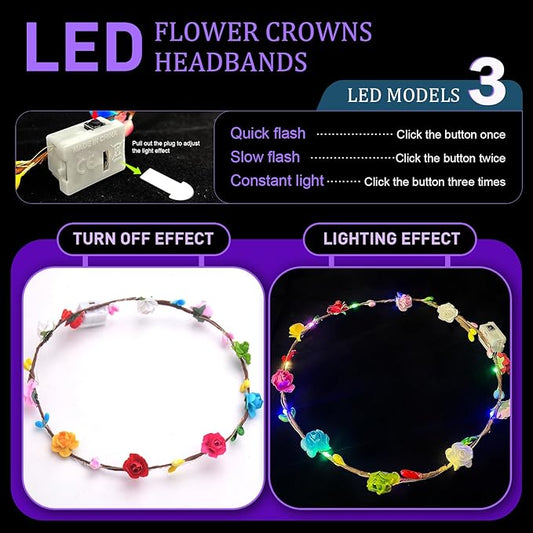 LED Flower Crown