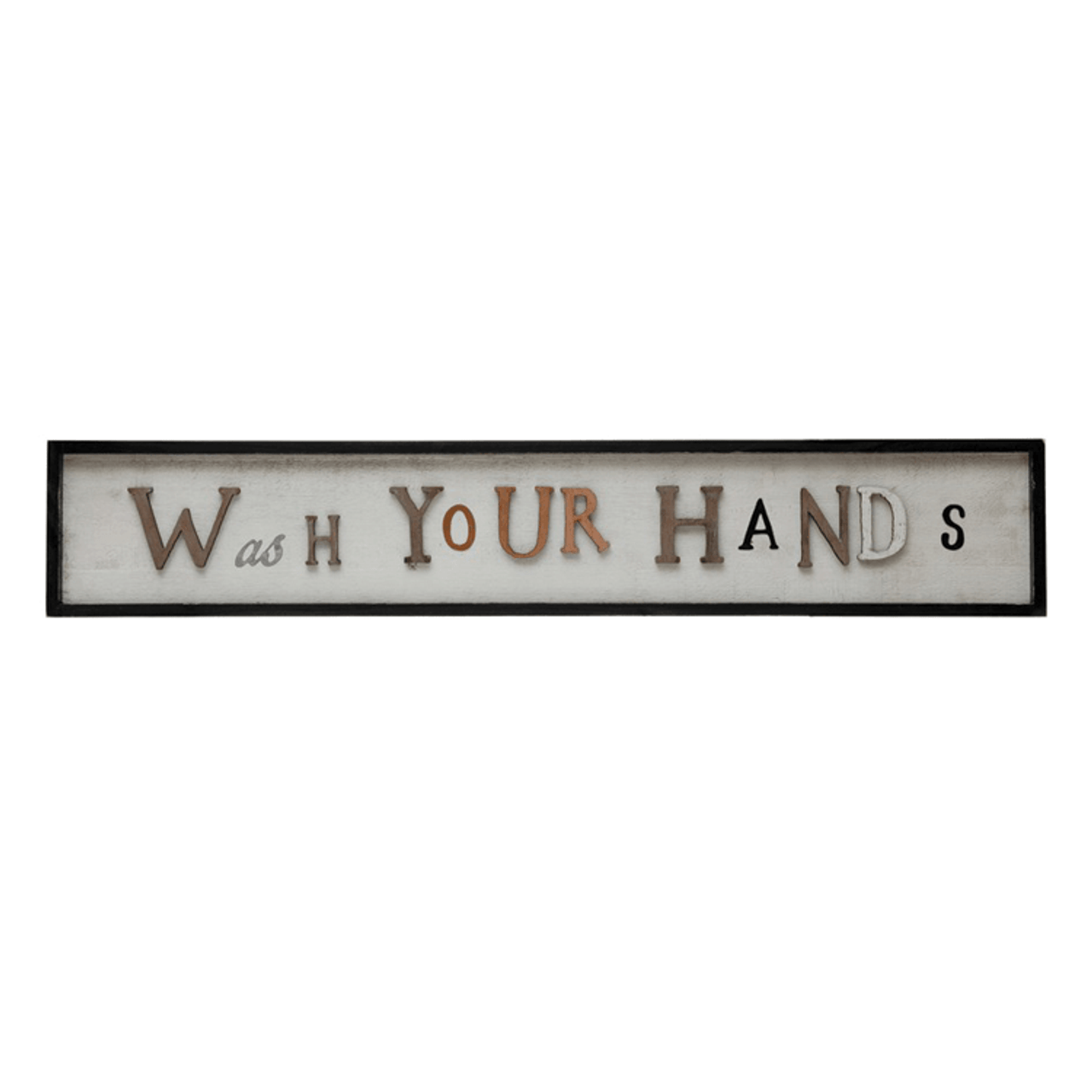 Wash Your Hands Framed Wall Decor