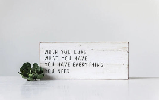 When you love... Wall Decor