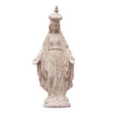 Rustic Mary Statue