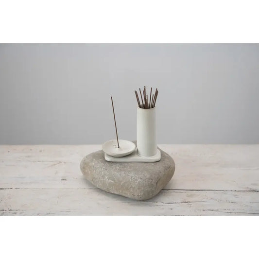 Stoneware Incense Dish/Holder