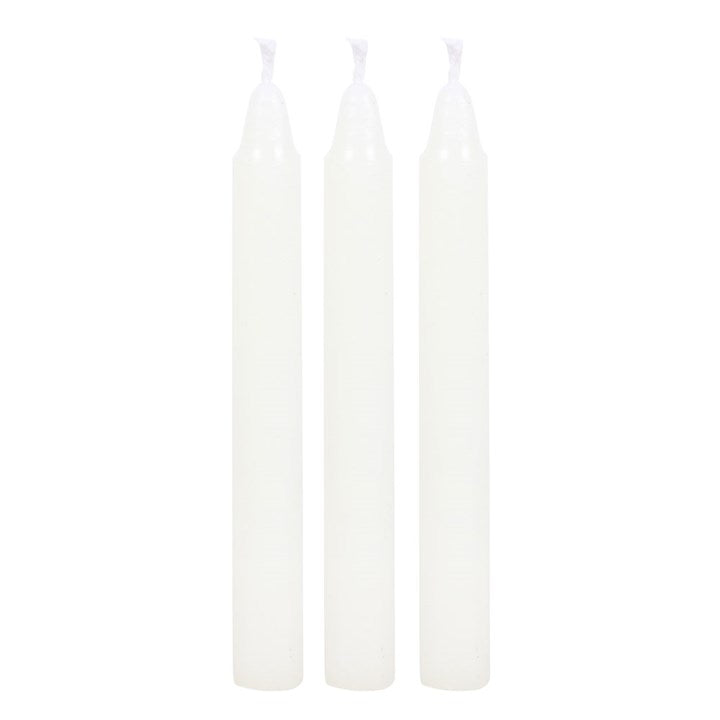 Pack of 12 White Healing Magic Spell Candles