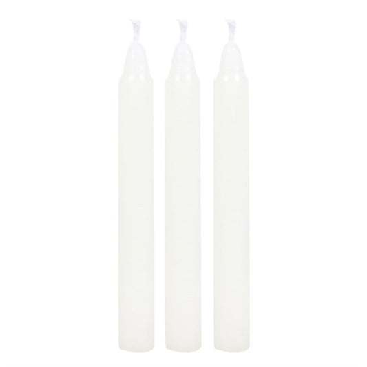 Pack of 12 White Healing Magic Spell Candles