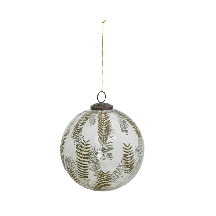 Hand Blown Glass Christmas Ornament