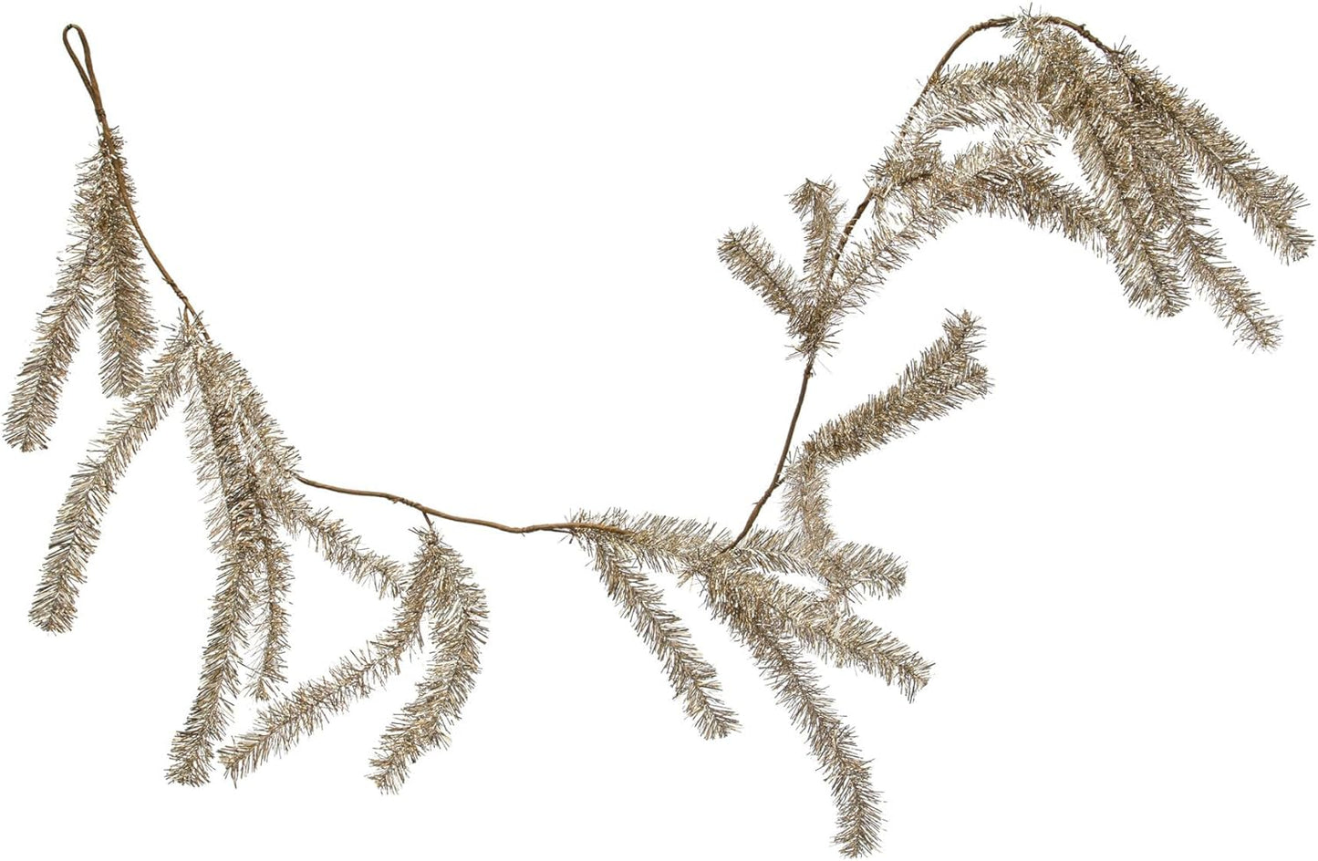 Antique Silver Tinsel Garland