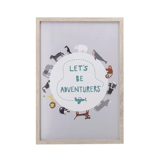 Let's Be Adventurers Framed Wall Art