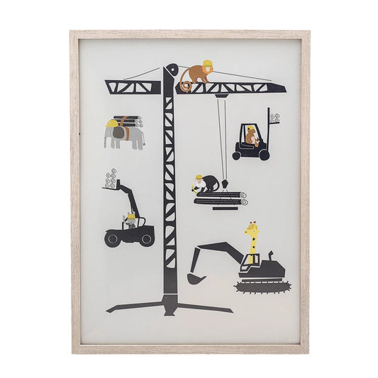 Animals, Crane and Construction Wall Art