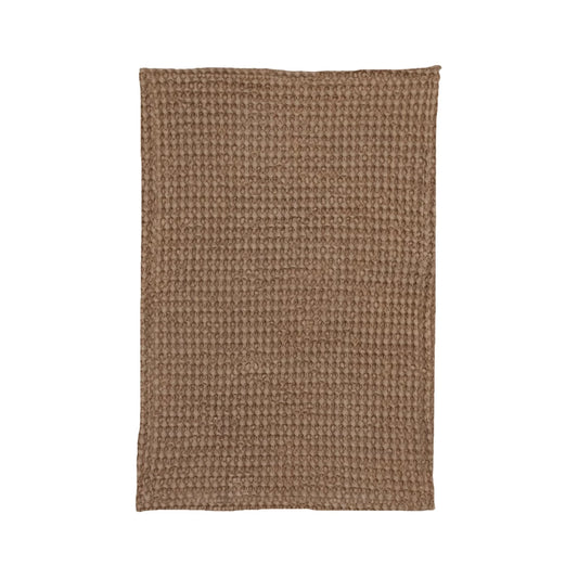 Stonewashed Cotton Waffle Weave Tea Towel