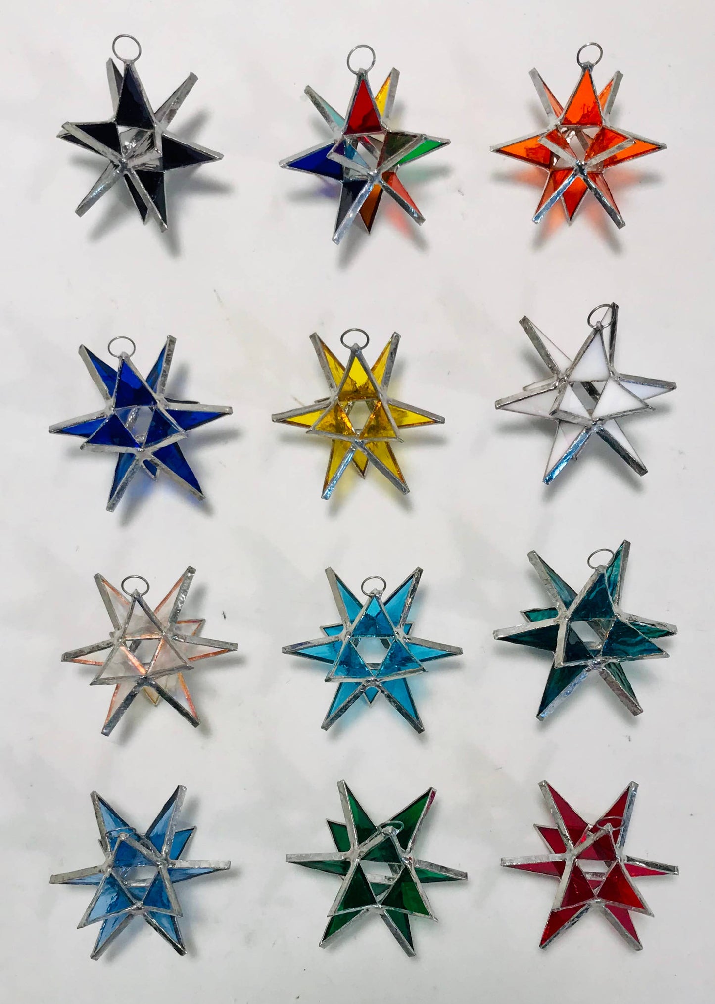 Moravian Stars Handmade Stained Glass