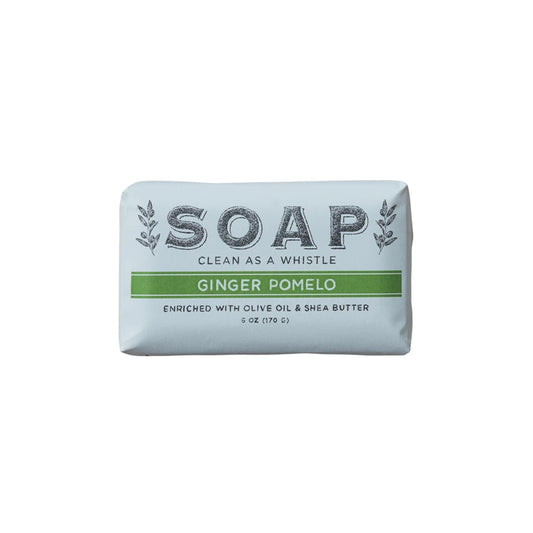 Ginger Pomelo Scented Olive Oil & Shea Butter Milled Bar Soap