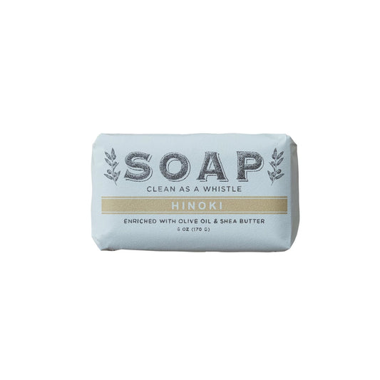 Hinoki Scented Olive Oil & Shea Butter Milled Bar Soap