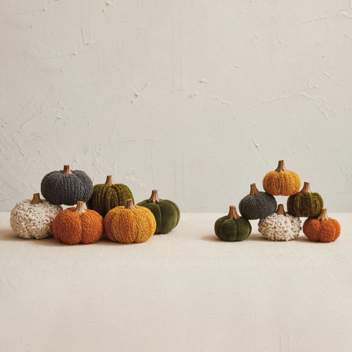 Cotton Blend Bouclé/Velvet Pumpkin