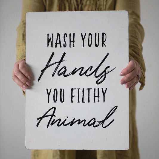 Wash Your Hands Wall Decor