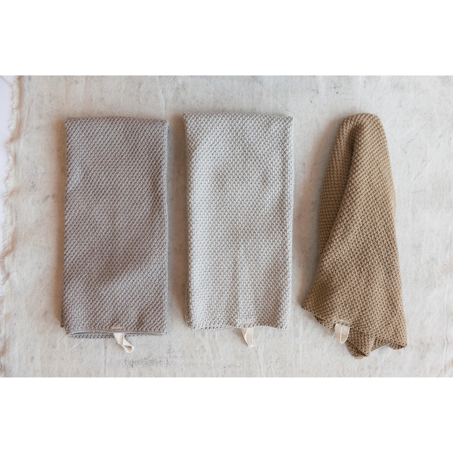 Cotton Knit Tea Towels