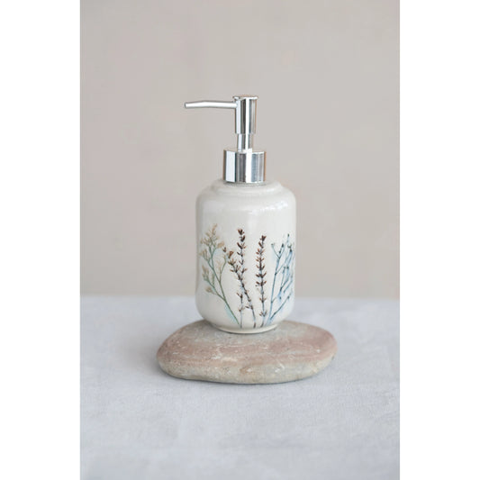 Stoneware Soap Dispenser