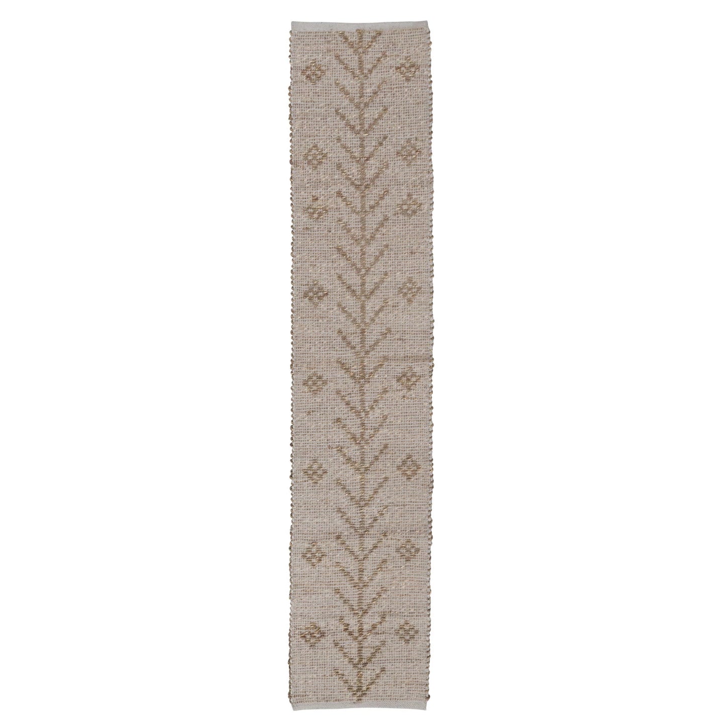 Two-Sided Hand-Woven Seagrass & Cotton Table Runner