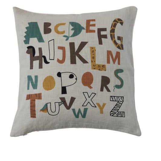 Alphabet Pillow