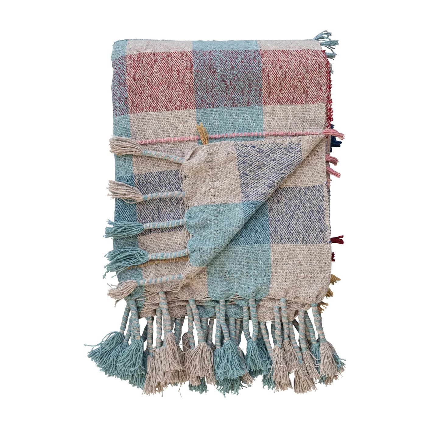 Woven Recycled Cotton Throw