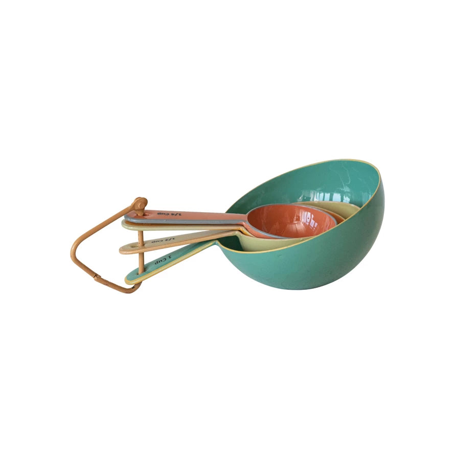 Enameled Stainless Steel Measuring Cups