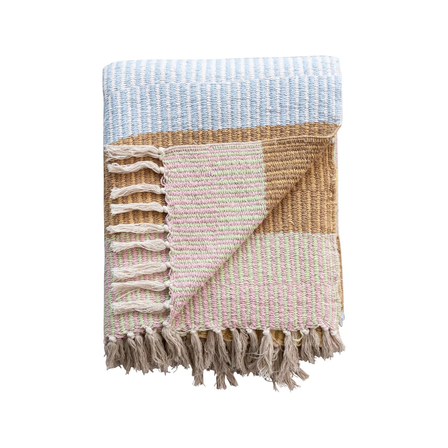 Woven Recycled Cotton Throw