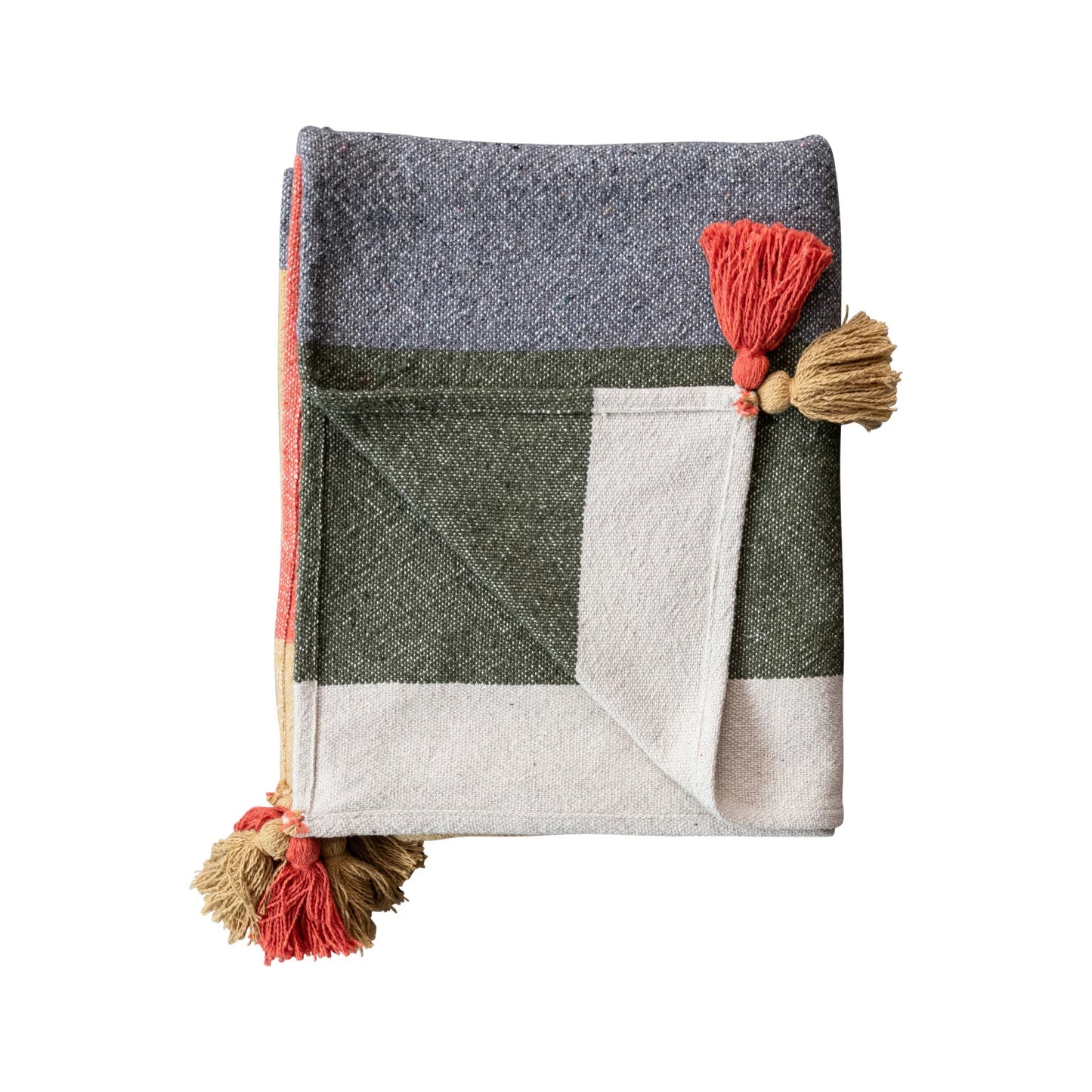 Woven Recycled Cotton Throw