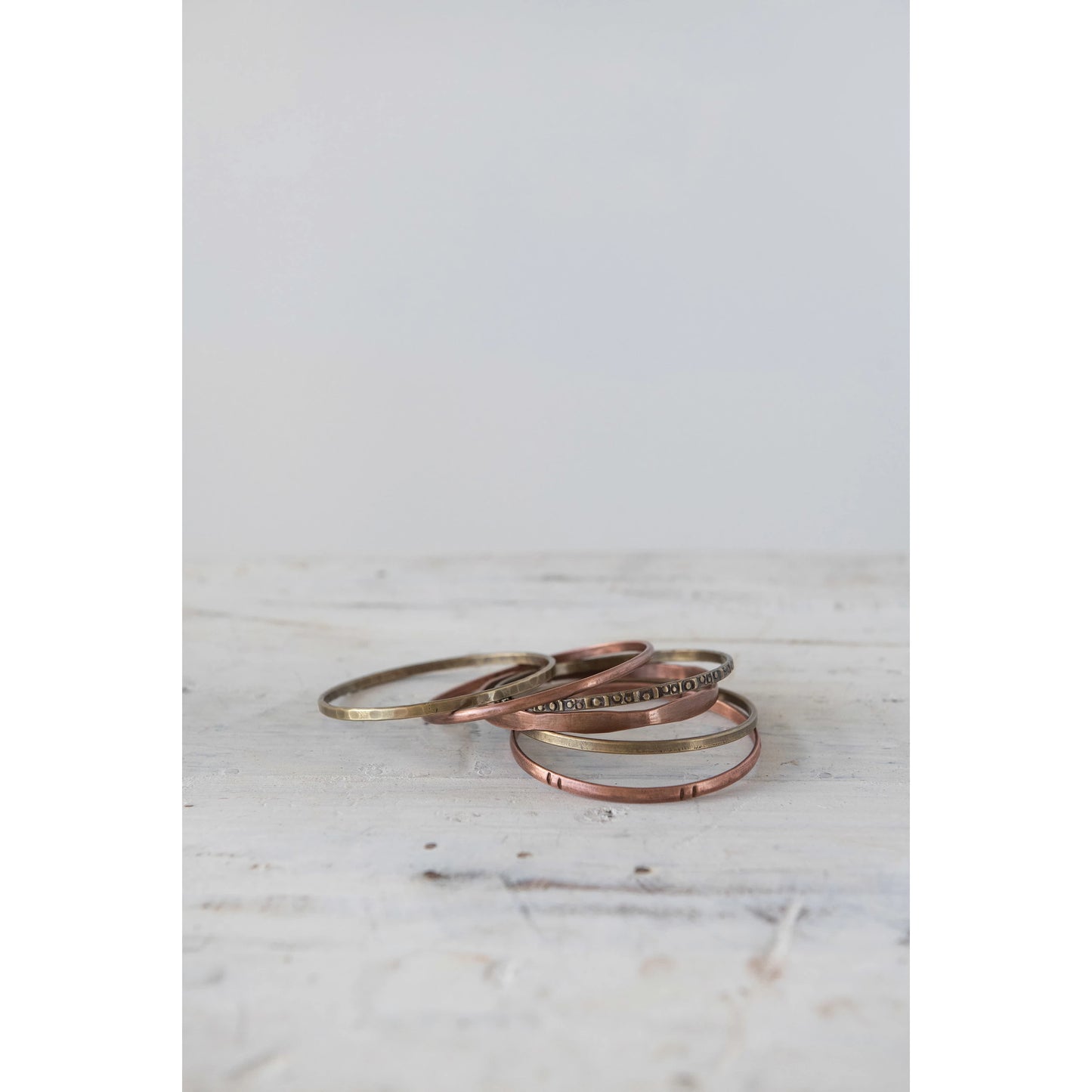 Antique Brass and Copper Bangles