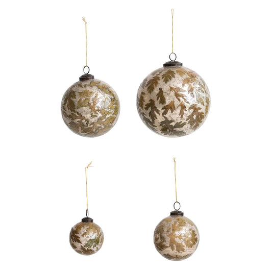 6" Round Glass Ball Ornament