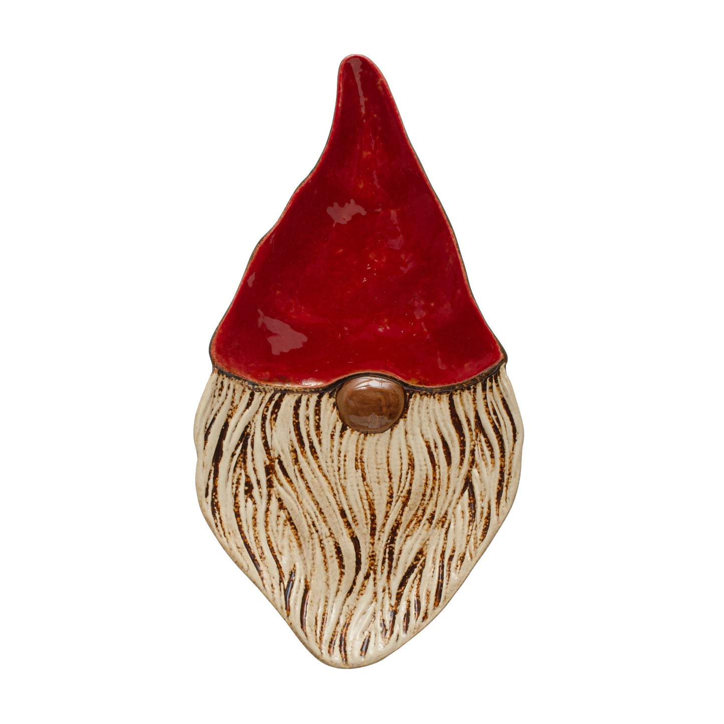 Hand-Painted Stoneware Gnome Plate