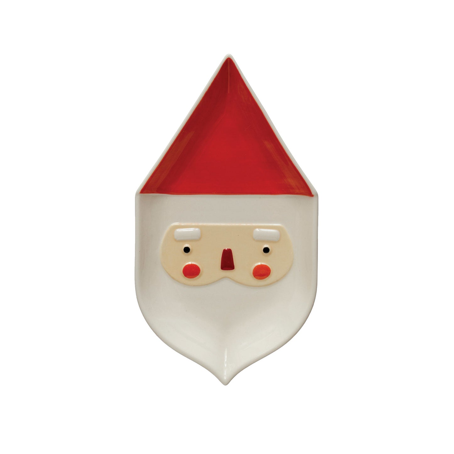 Stoneware Santa Shaped Platter