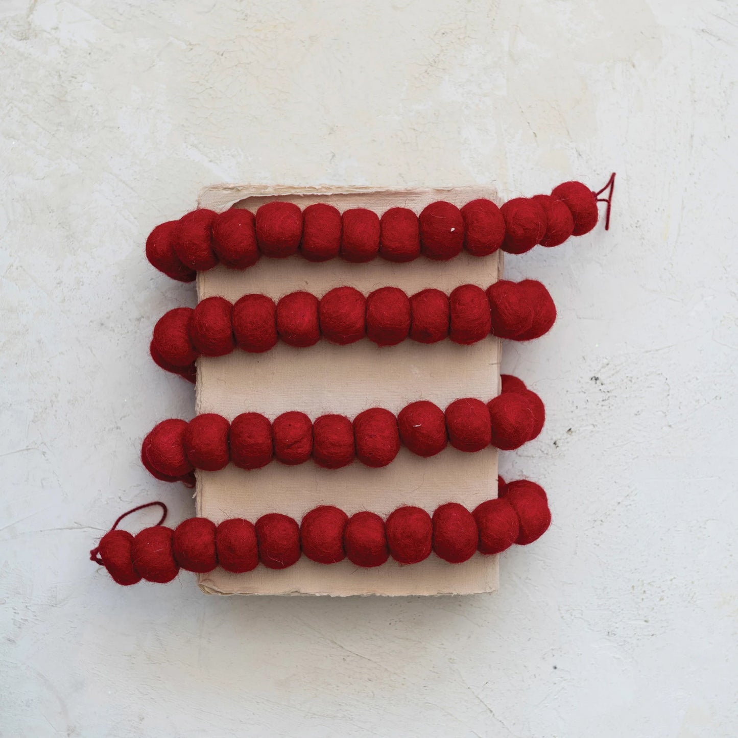 Handmade Wool Felt Ball Garland