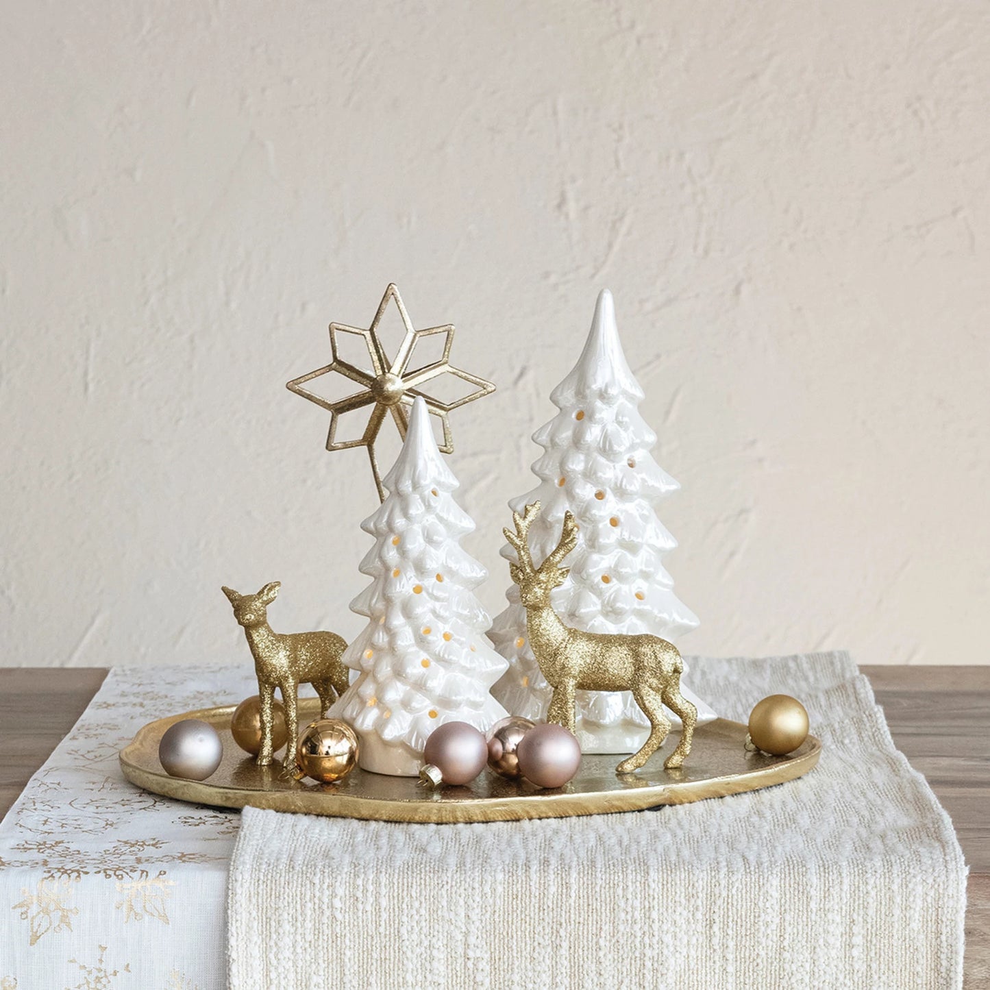 Stoneware LED Tree