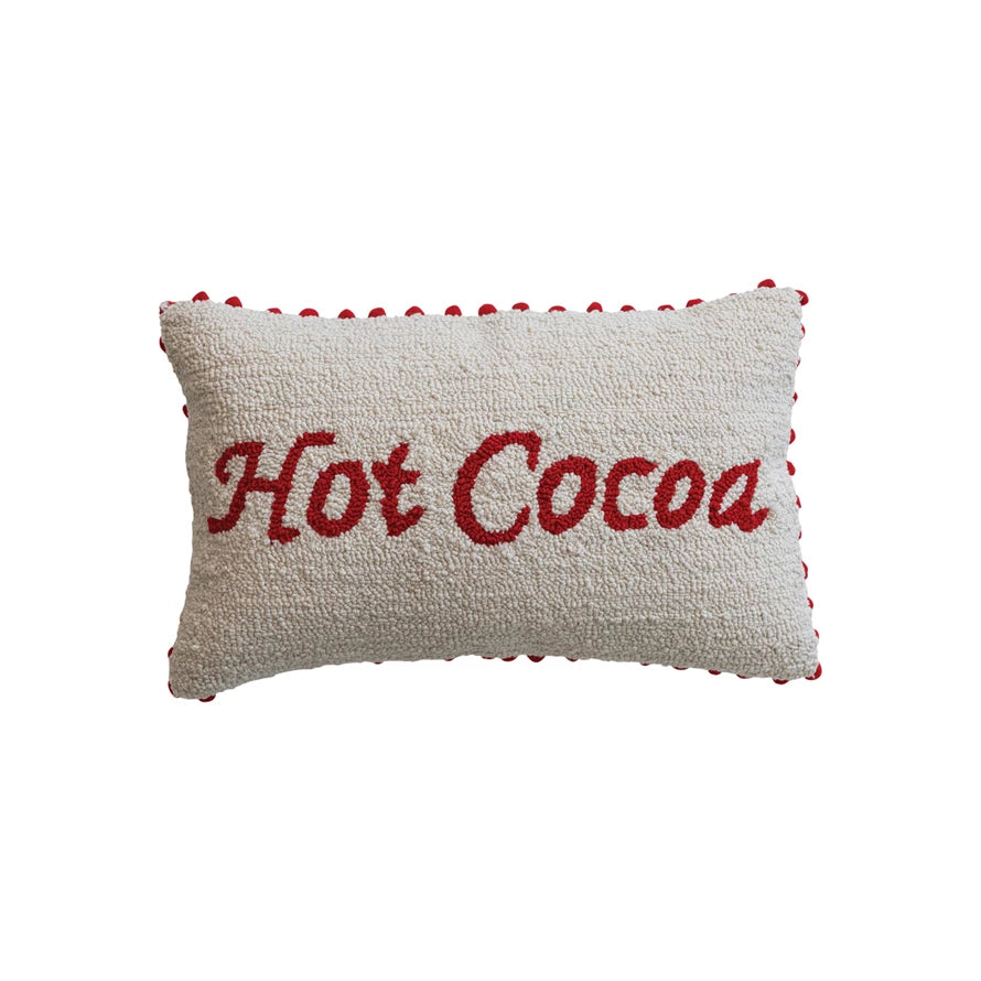 "Hot Cocoa" Lumbar Pillow