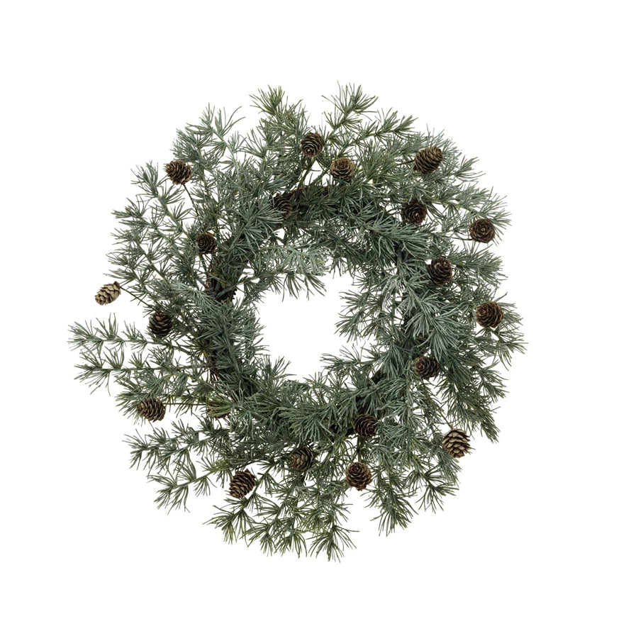 Faux Atlas Cedar Wreath