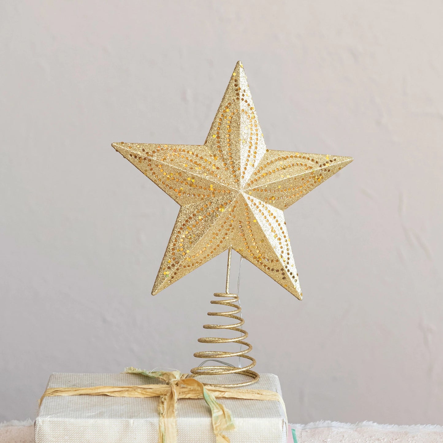 Star Tree Topper w/ LED Lights